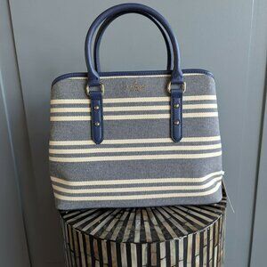 Kate Spade Evangelie Purse - Larchmont Avenue Fabric Stripe NWT